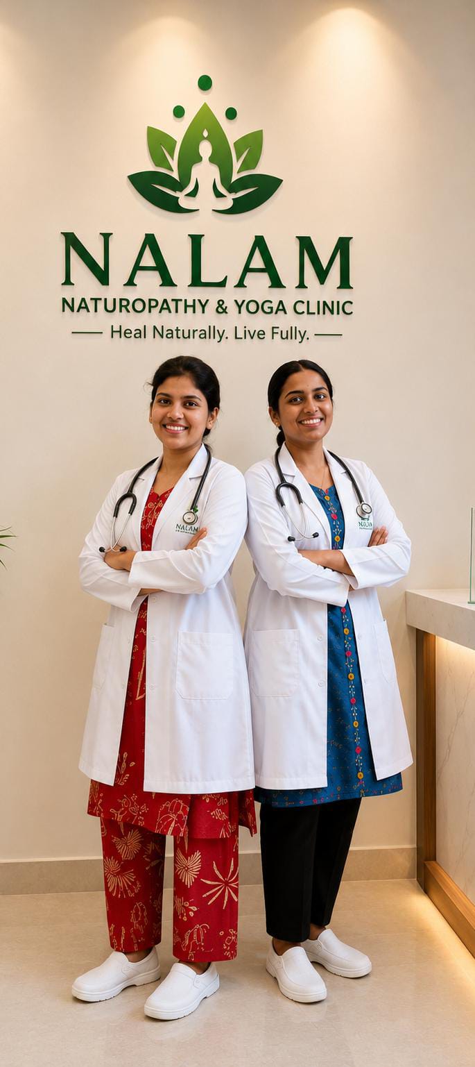 Supporting staff at Nalam Naturopathy & Yoga Clinic